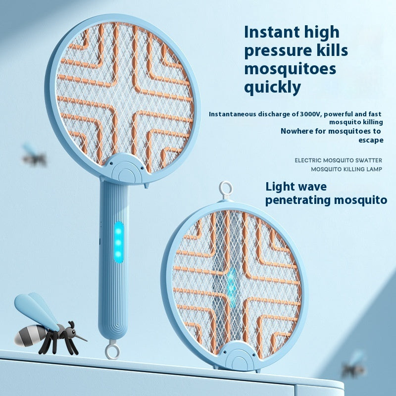 Folding Fly Electric Mosquito Swatter Automatic Mosquito Trap And Repellent