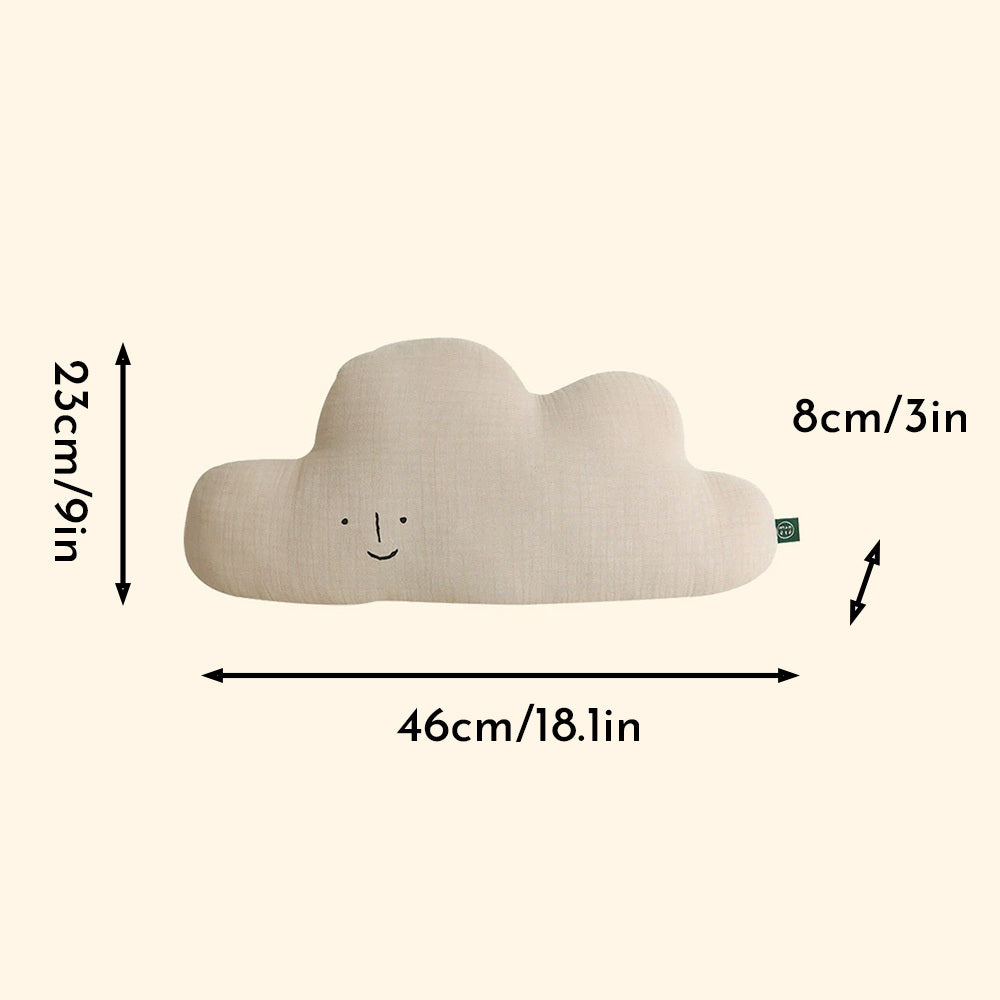 Children's Cute Doll Nap Pillow Baby Doll Newborn Soft And Comfortable Doll Backrest Sofa Waist Pillow Home Decor Cute Pure Cotton Comfortable Pillow Embroidered Moon Headrest Cute Pure Cotton Comfort