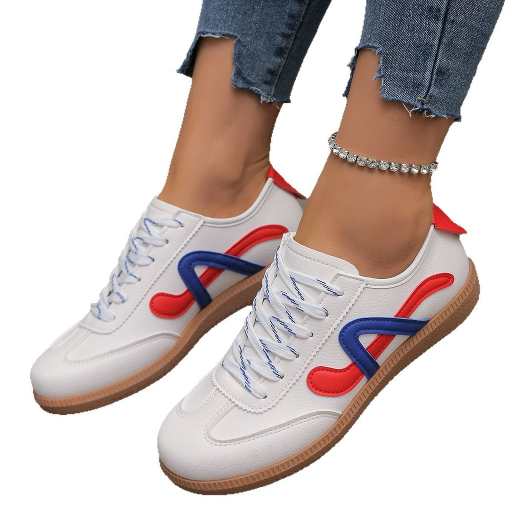 German Training Women's Flat Retro Casual Sports Skate Shoes