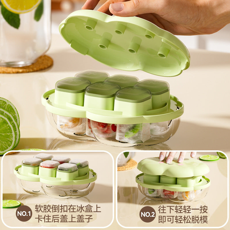 Cloud Press Ice Tray Mini 6-grid Ice Cube Mold