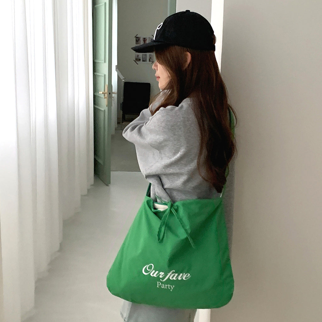 Single Shoulder Messenger Striped Dual-use Large Capacity Canvas Bag